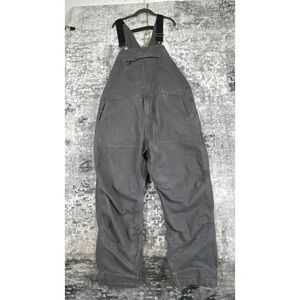 Carhartt Rugged Flex Rigby Bib Overalls Mens 42x30 Gray Sreetwear Workwear